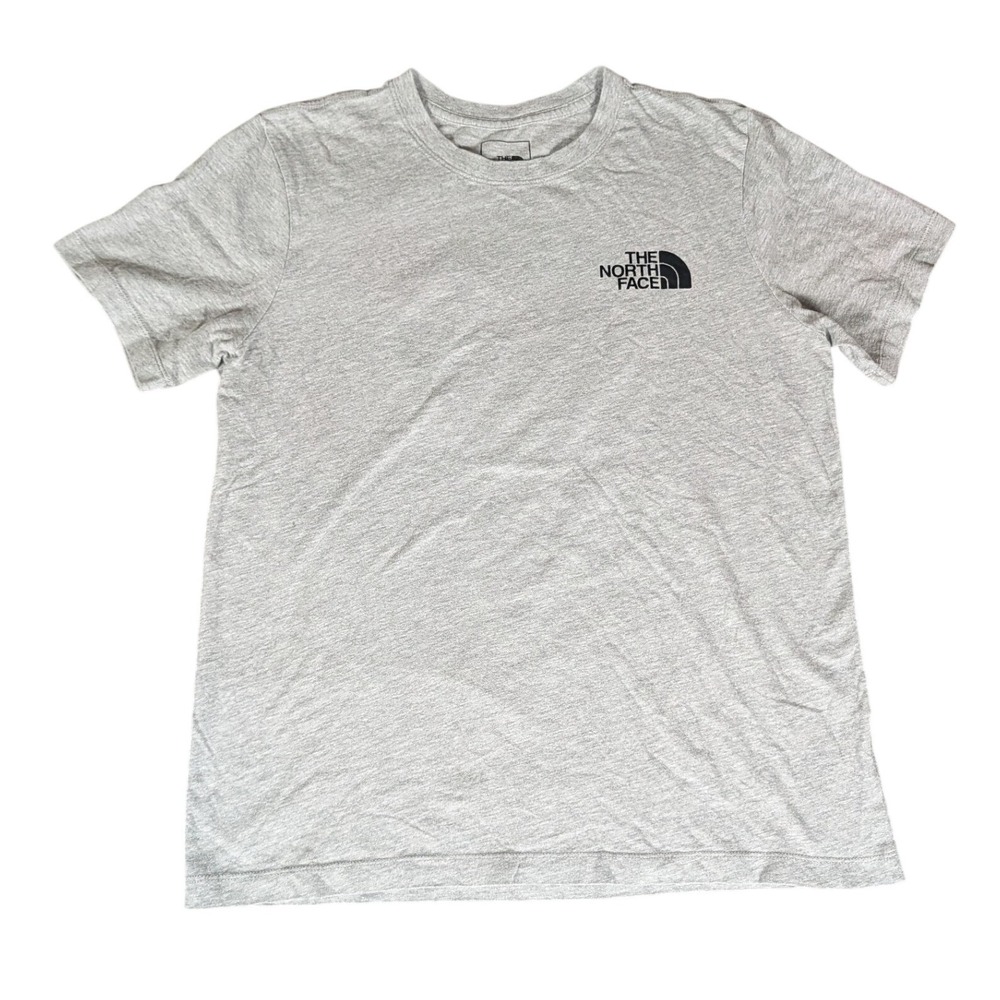 The North Face Womens Grey Never Stop Exploring Box Logo Graphic T-Shirt M - Picture 2 of 9